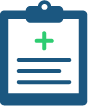 Icon of Clipboard with Plus Sign